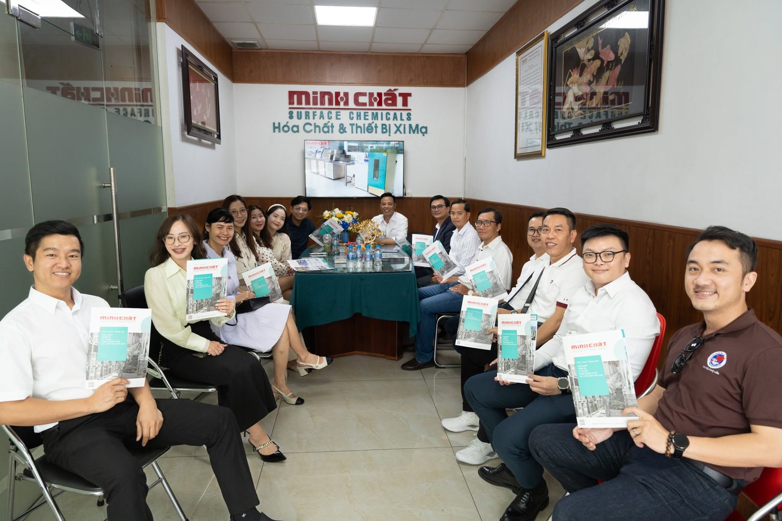 Thăm Doanh nghiệp khai xuân đầu năm Minh Chất và San Hà