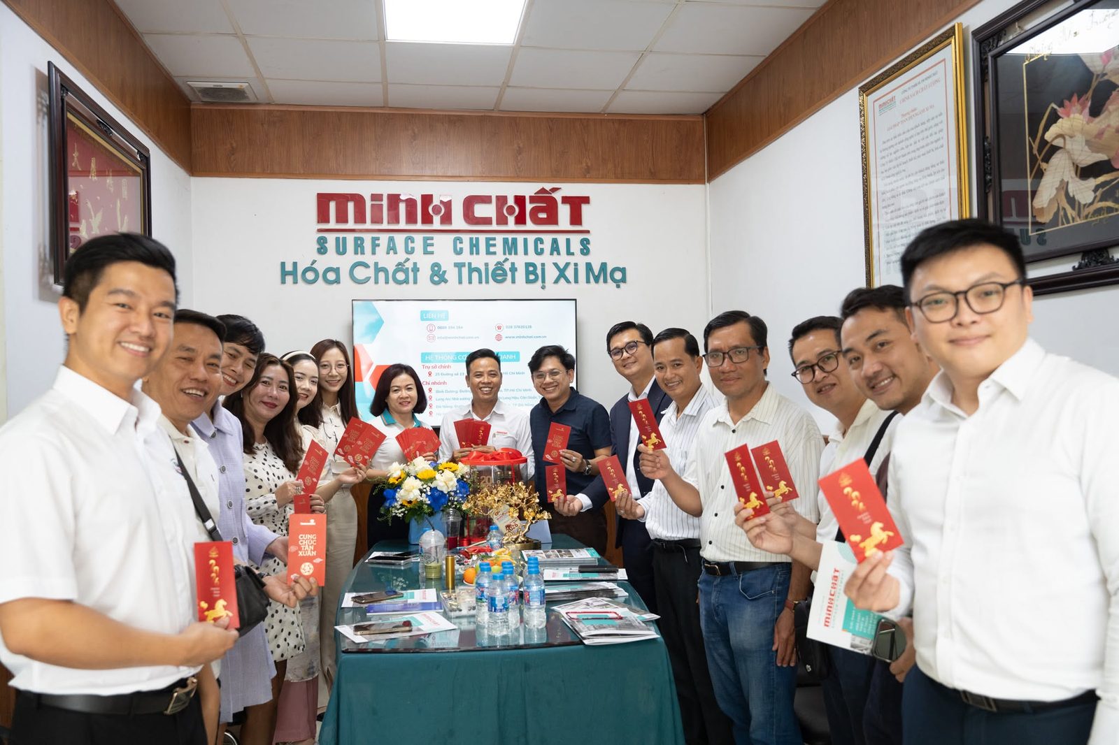 Thăm Doanh nghiệp khai xuân đầu năm Minh Chất và San Hà — ảnh 2