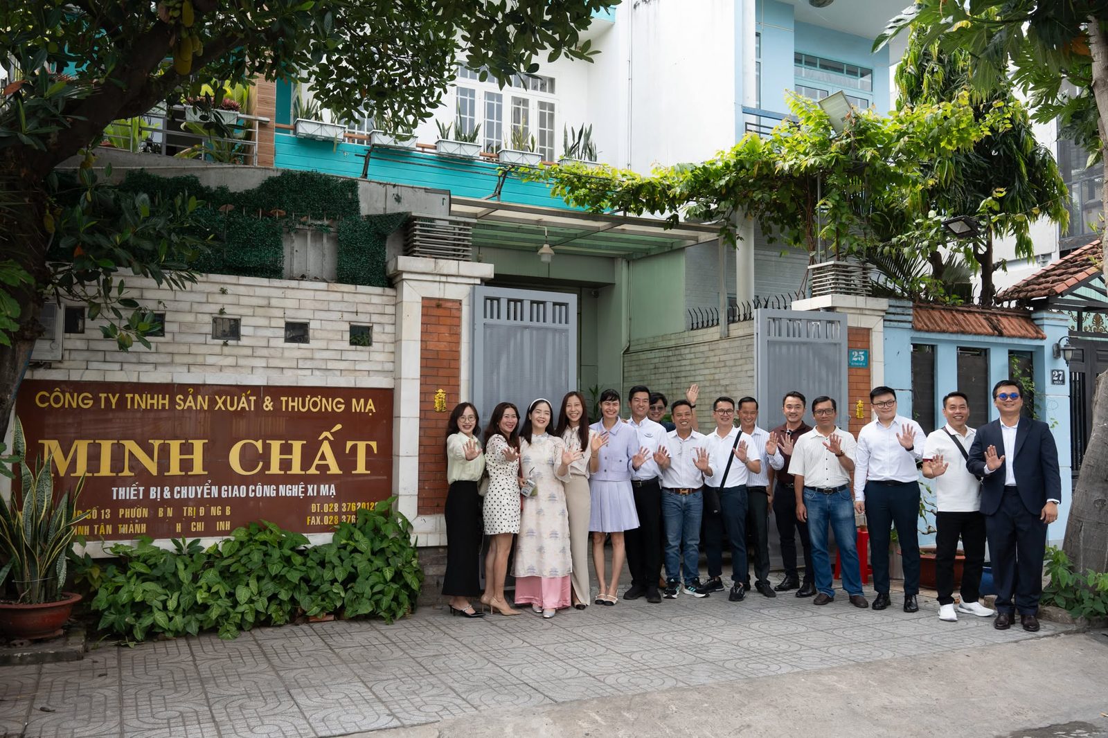 Thăm Doanh nghiệp khai xuân đầu năm Minh Chất và San Hà — ảnh 5